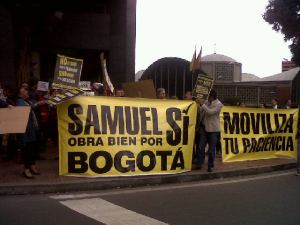 Nada más se moviliza por Bogotá en estos días